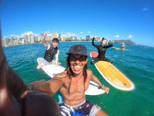 Group surf lessons