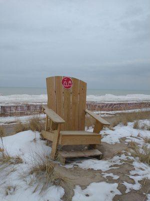 One big chair