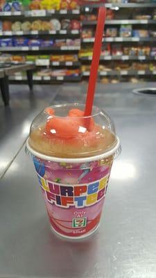 Slurpee is 50. Here is to 7--11, it's birth here in Oak Cliff Dallas.