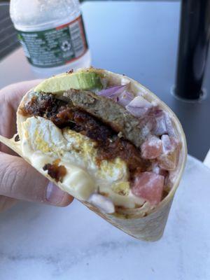 Great breakfast burrito