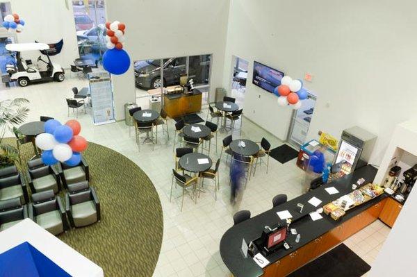 Come have a meal at our full service dealership cafe