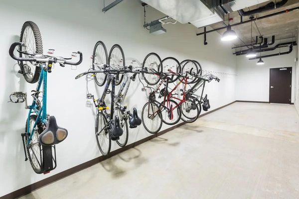 Bike storage at The Henry