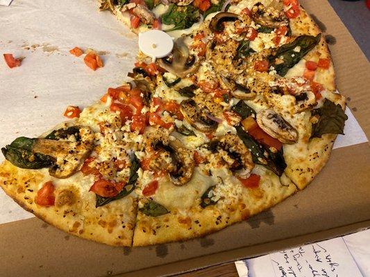 Mediterranean Treat Pizza