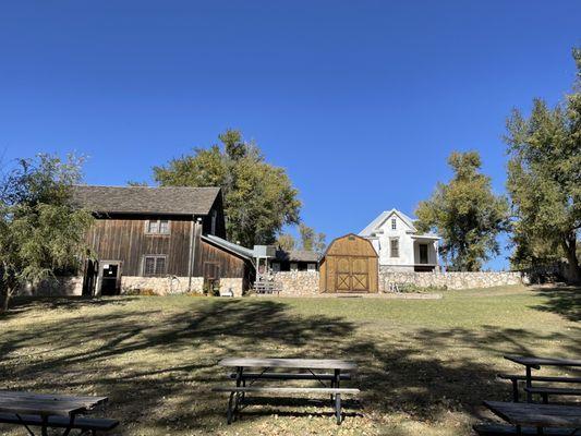 The house and barn