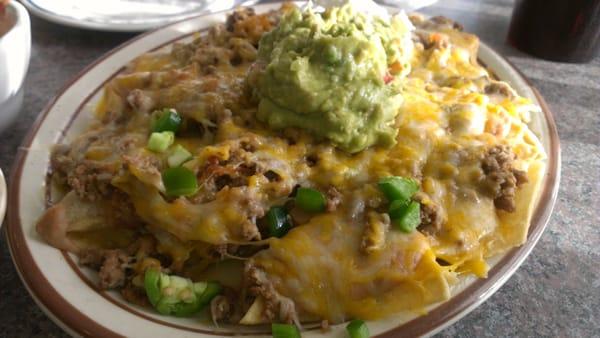 Beef nachos