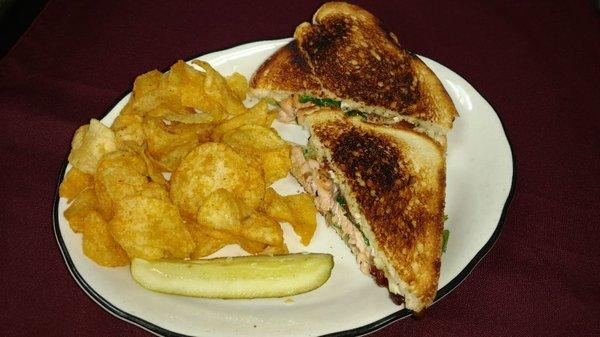 Applewood smoked salmon sandwich
From our "feature menu"