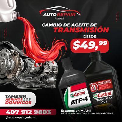 En Auto Repair Miami, nos especializamos en el mantenimiento deTransmision para que tu vehículo funcione como nuevo.