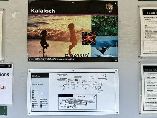 Map of Kalaloch