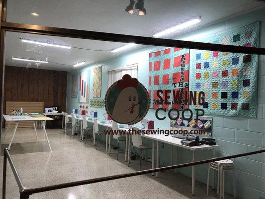 The Sewing Coop offers daytime, evening and weekend classes for all!