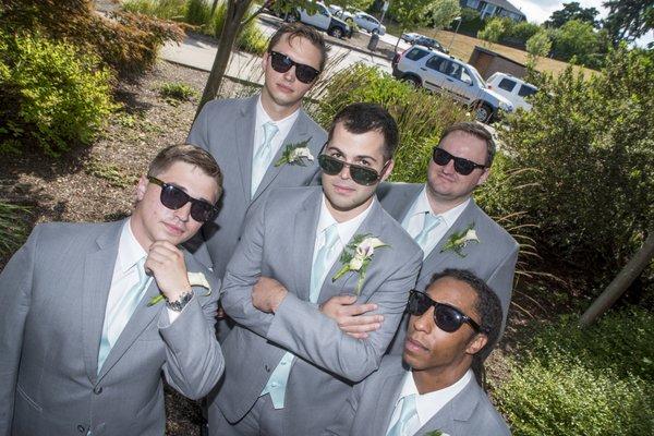 Coolest groomsmen in town