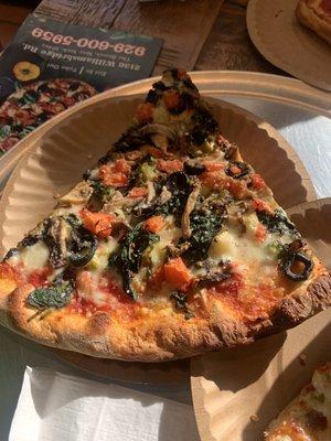 The Bronx River Veggie Pizza