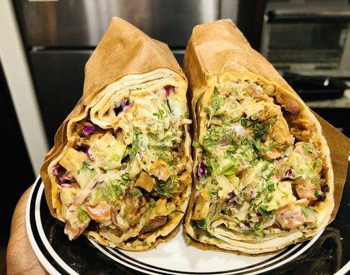 Spicy Chicken Street Cart Doner Wrap