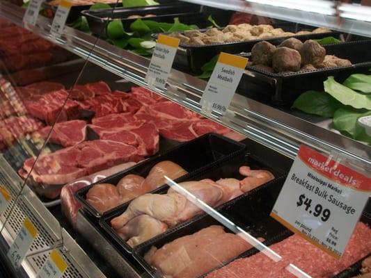 Fresh meat & seafood counter! Special cuts available.