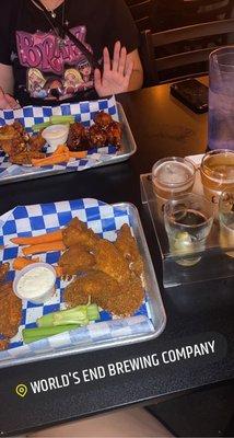 Wings & Beer Flight