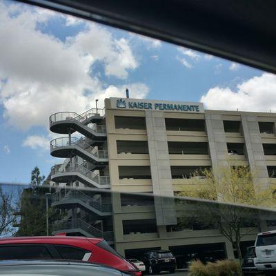 This is the parking garage if you choose to use it. It's better to park in the regular parking lot.