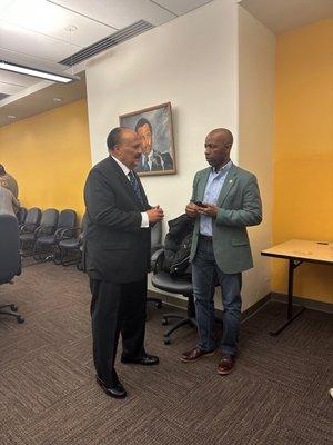 MLK III and Willie Flowers