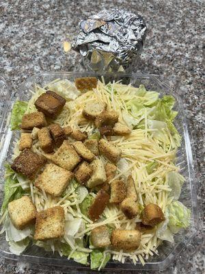 Caesar salad, side for 2-3 people