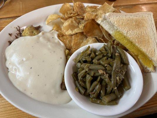 Chicken Fried Steak w/Country Gravy - tasty as heck!