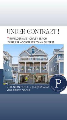 Under Contract in Ortley Beach,NJ