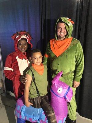 My family at Trunk or Treat for Halloween. Over 3,000 people came through.