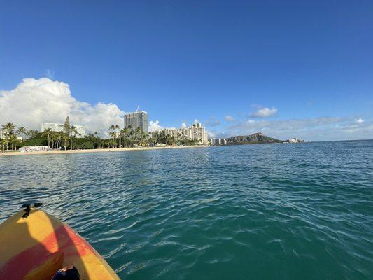 Paddle in waikiki