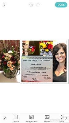 Arkansas Master Florist 
 Emilys Flowers & Gifts
 Check out google review and facebooks!