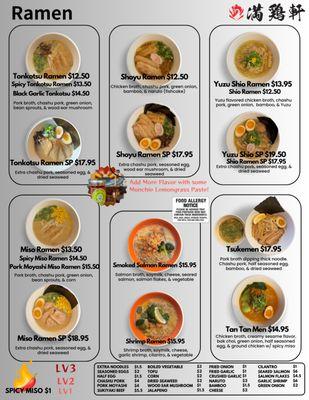 NEW MENU RAMEN