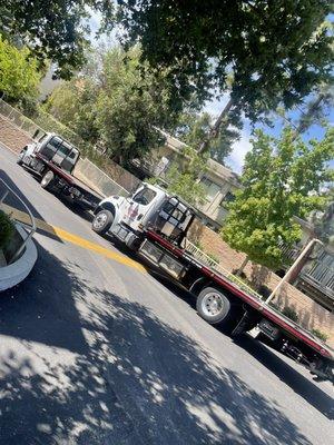 Blocked our building driveway so they won't have to walk 10 more feet.