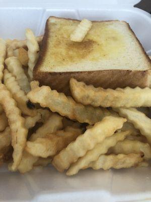 Patty melt with fries