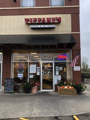 Outside and entrance of bakery