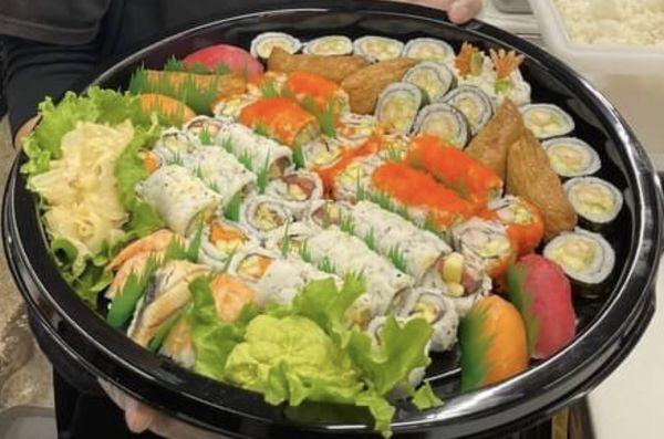 Sushi party trays