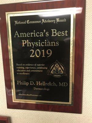 Also voted America's Top Physicians in 2019