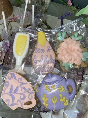 My Custom Tea Party & Bubbles Cookies (Chocolate Chip & Sugar)