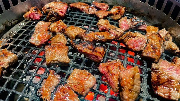 Soy Marinated Beef Steak (highly recommend)