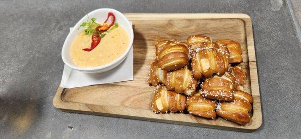 Beer Cheese and Pretzels