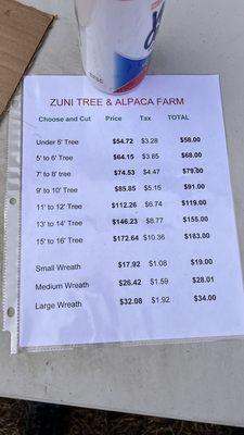 Zuni Tree & Alpaca Farm