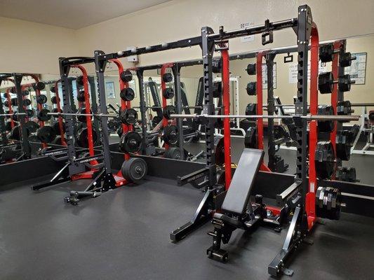 Hammer Strength Racks!