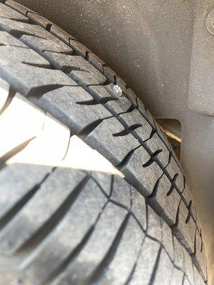 Big nail in my rear tire