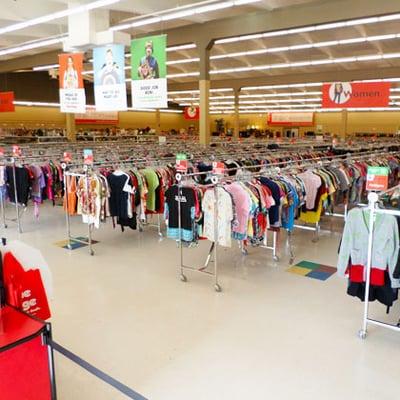 Value Village Thrift Shop and Donation Center Store Interior, Everett, WA