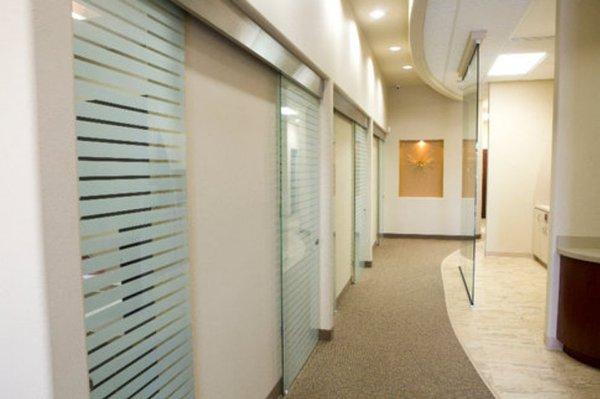 Hallway to the treatment rooms