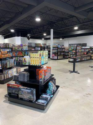 Vast display of board games