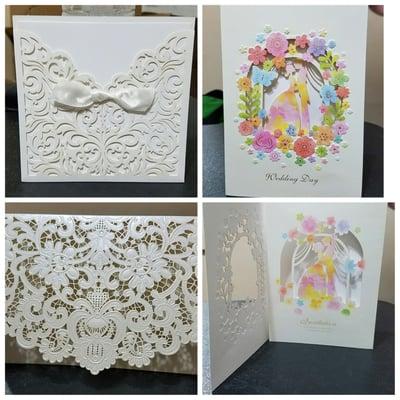 Proudly offering new laser cut invitations!