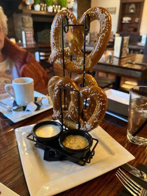 Bavarian pretzels