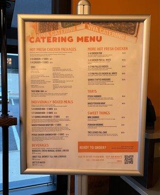 Catering Menu