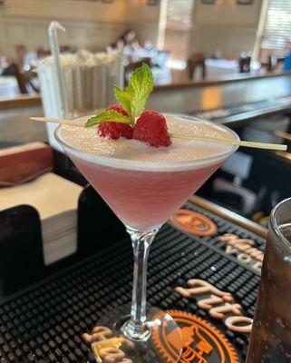 Raspberry martini