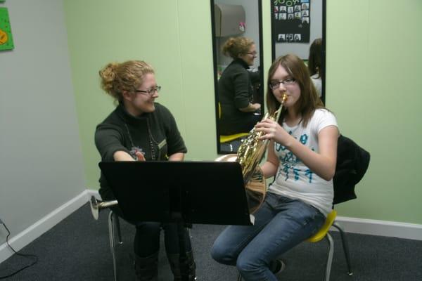 French Horn Lesson