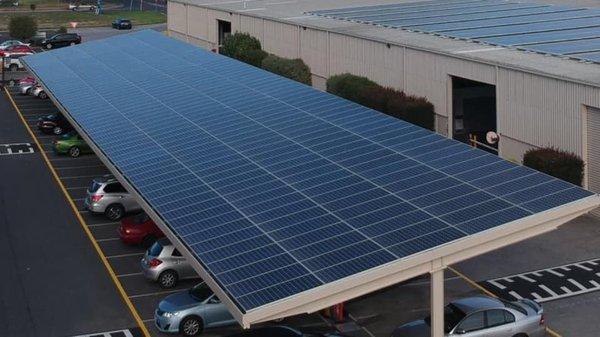 Solar Energy Carports!
  Ev Charging Stations!