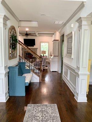 Hallway painted by our Painting and Renovation team.