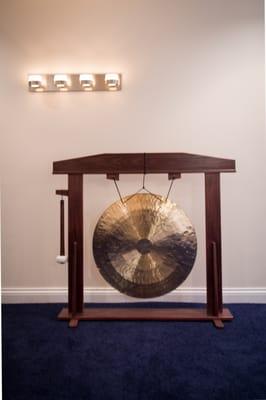 gong used to begin and end meditation