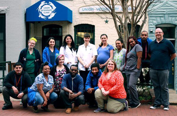 The staff of Union Veterinary Clinic.